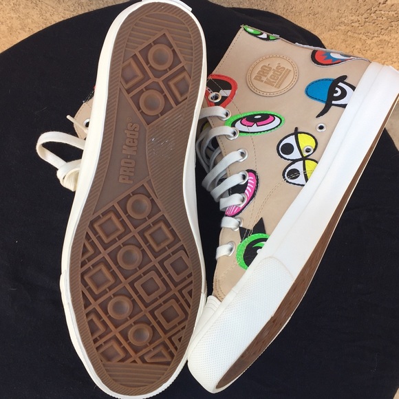 Pro-Keds Stitched Multi Color Eyes BNWOT *RARE*!!! - Picture 7 of 8